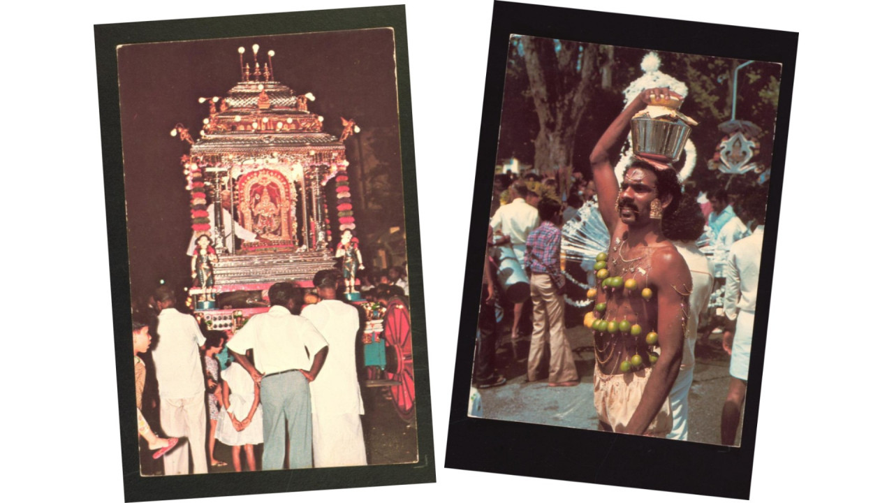 Photo ofThaipusam procession in the 1970s-1980s. – Pic courtesy of National Museum of Singapore