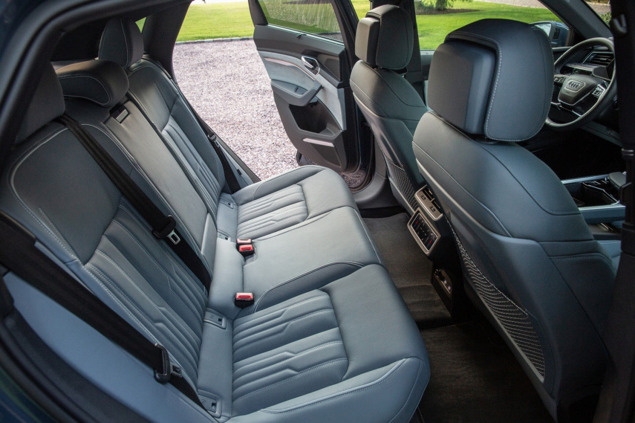 The spacious cabin of the Audi e-tron Sportback. – Pic courtesy of Audi AG