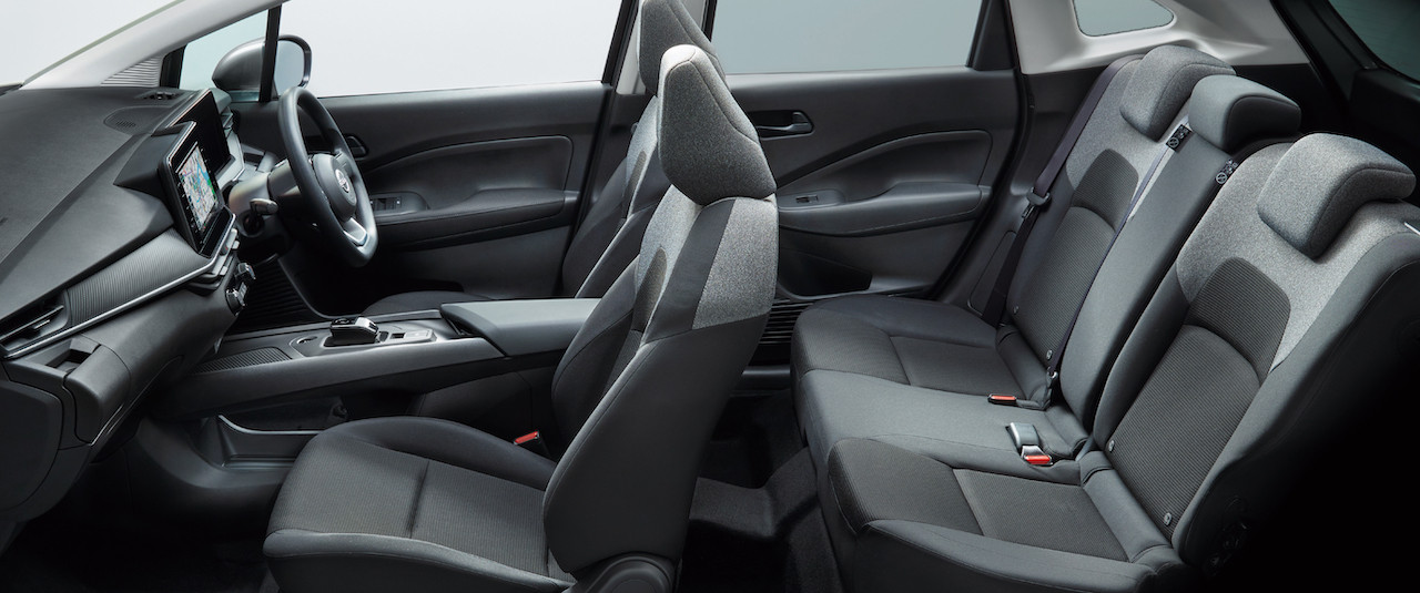 The interior of the third generation Nissan Note e-POWER. - Pic courtesy of Nissan Motor Japan