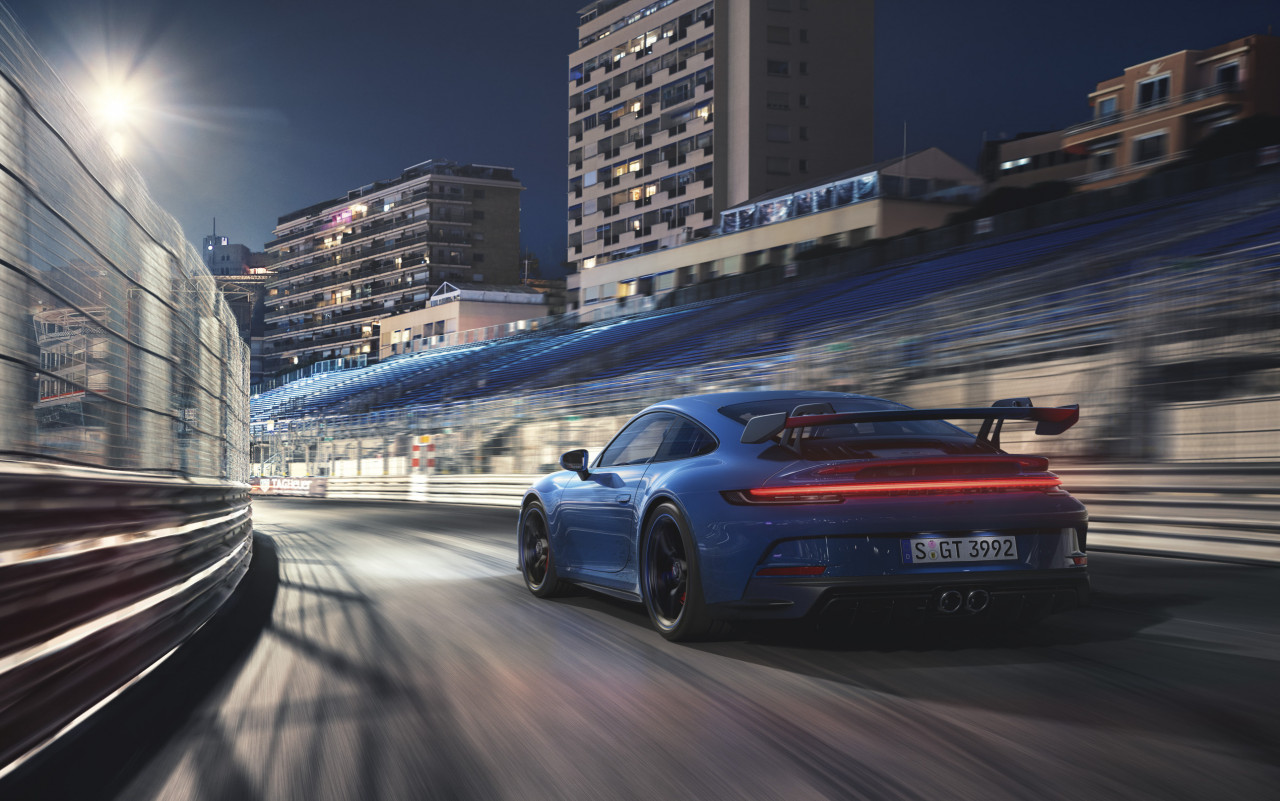 With carbon fibre materials, the new GT3 weighs the same as the previous model, despite coming with more features. – Pic courtesy of Porsche AG