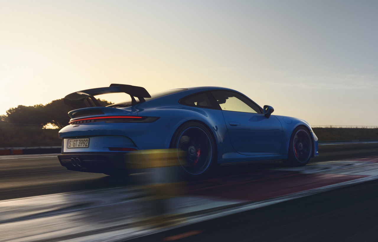 The new 911 GT3 can accelerates from zero to 100 km/h in 3.4 seconds. – Pic courtesy of Porsche AG