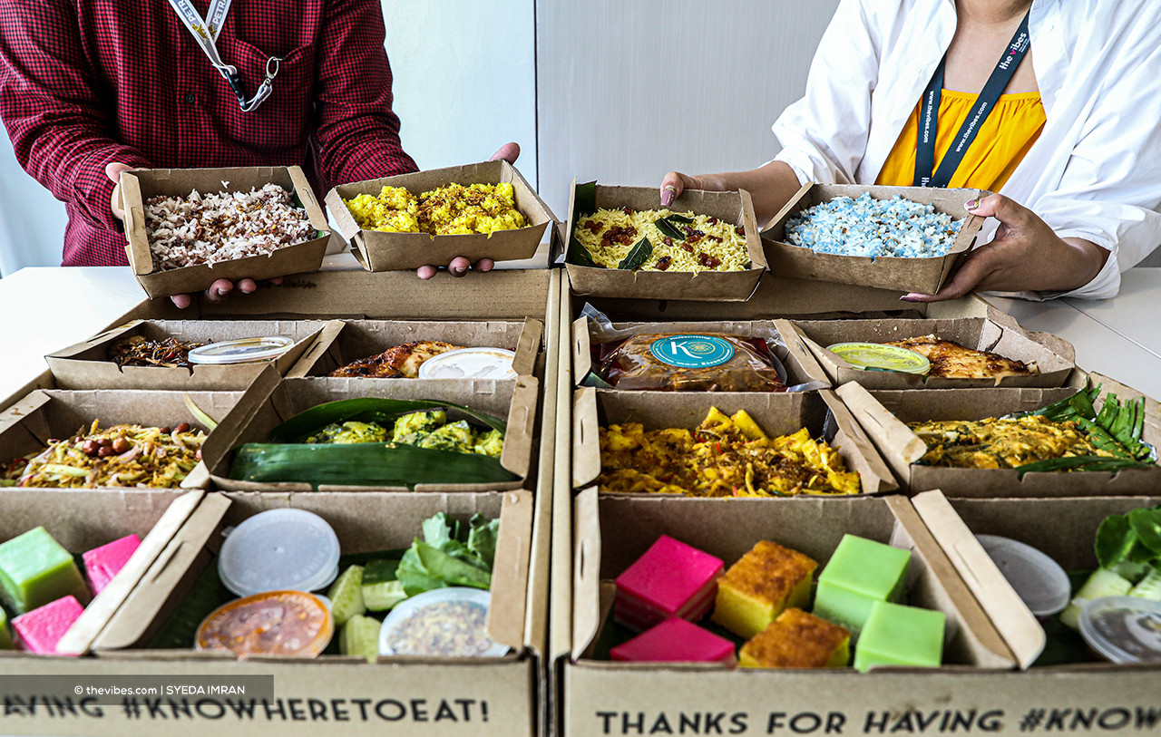 The presentation and instantly strong aroma of Knowhere Bangsar's takeaway sets make a strong impression. - SYEDA IMRAN/The Vibes pic