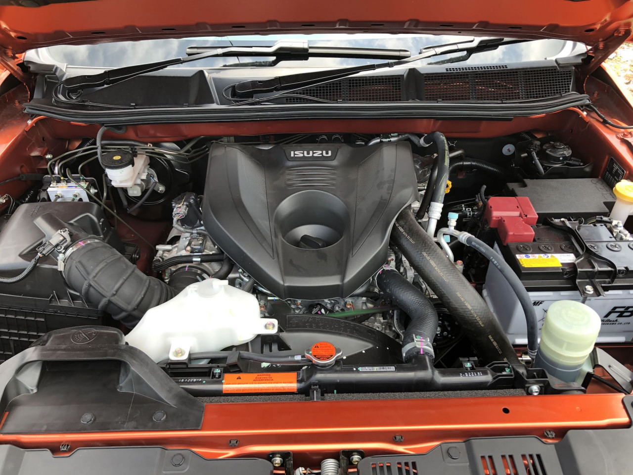 The engine of the D-MAX. - Pic courtesy of Daniel Fernandez