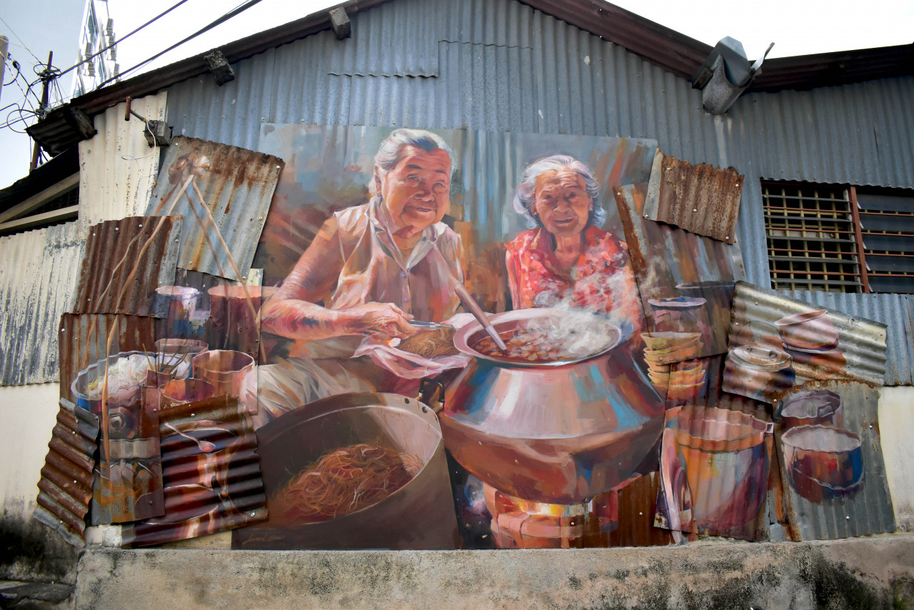 ‘The Taste of Nostalgia’ is part of the ‘Mapping Air Itam Project’, another initiative of Can Can Public Art. – Pic courtesy of Leonard Siaw