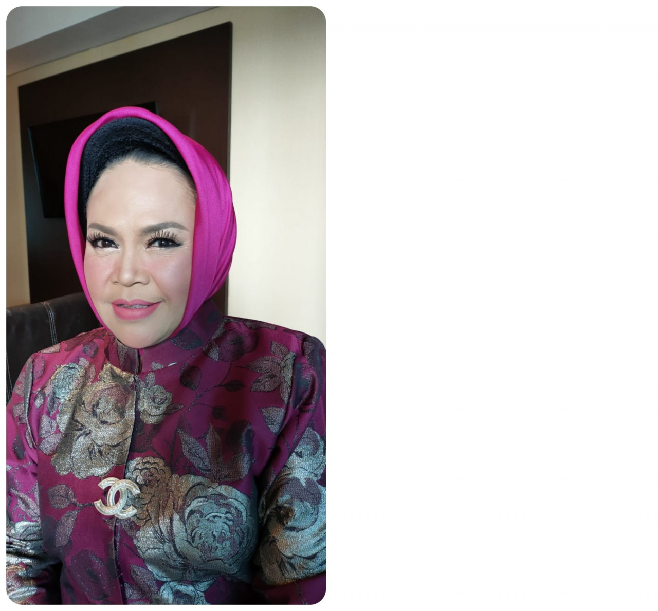 Legendary singer Hetty Koes Endang, affectionately known as Bunda Hetty, started going to Bogor twelve years ago. – Pic courtesy of Hetty Koes Endang