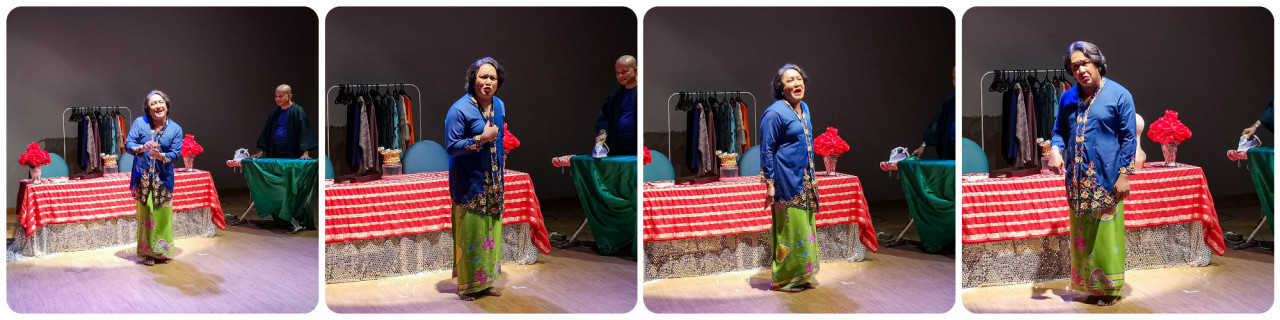 Az'farr Baginda performs for the crowd. – Pic by Shazmin Shamsuddin
