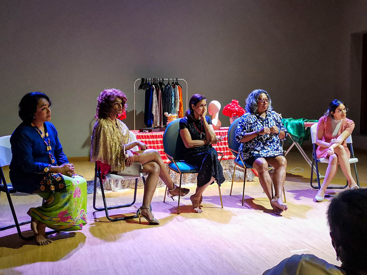 The cast engages in a post performance discussion with the audience. – Pic by Shazmin Shamsuddin