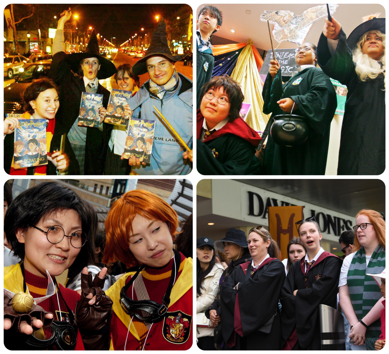 Harry Potter cosplaying through the years and around the world. - EPA pics