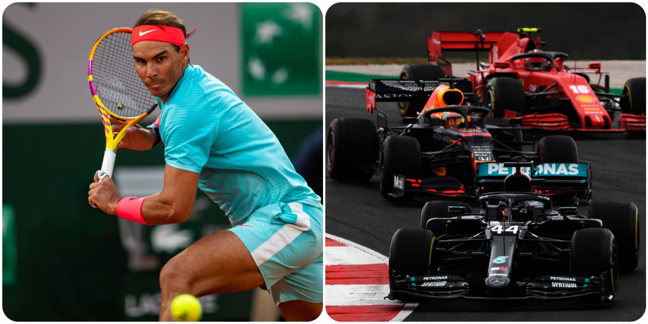 'Roland Garros' and 'F1'. – Fox pix