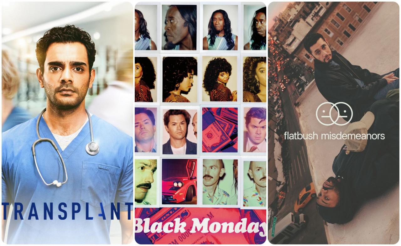 (From left) 'Transplant', 'Black Monday' and 'Flatbush Misdemeanors'. – Fox pix