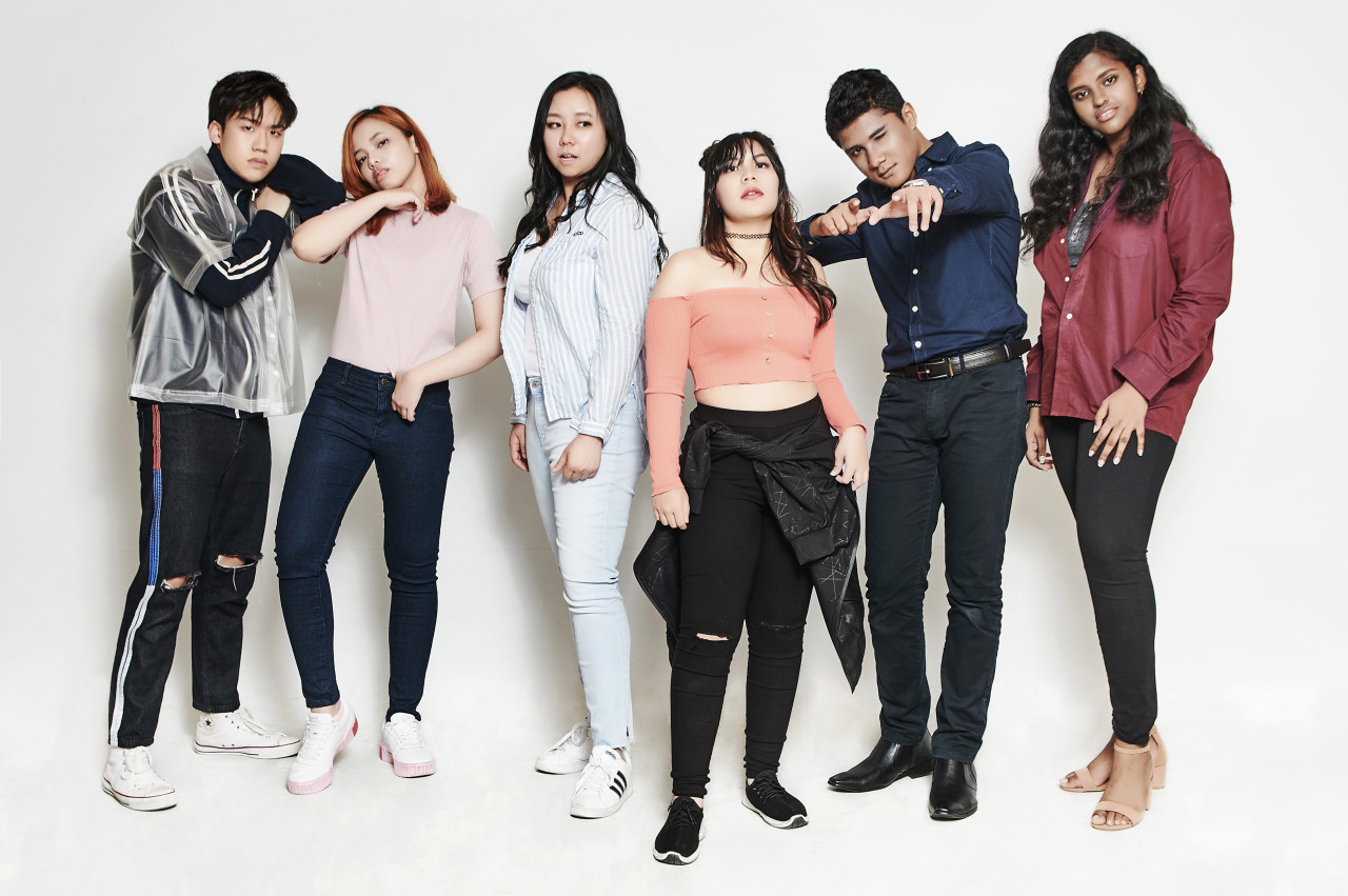  In Korea, Kavin [2nd from R] was trained to sing and dance K-Pop style. - Pic courtesy of Kavinraj Baskaran