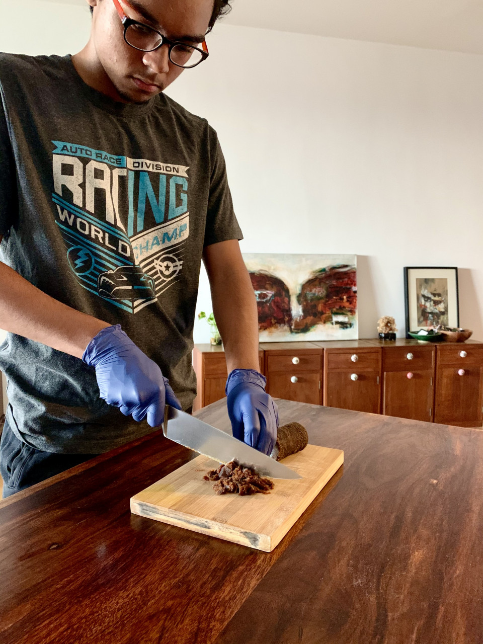 Eli can spend an entire weekend preparing and baking. - Pic by Delani Philips