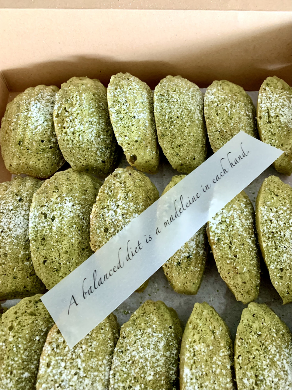  Eli's madeleines come in gula melaka or earl grey flavours. - Pic by  Delani Philips