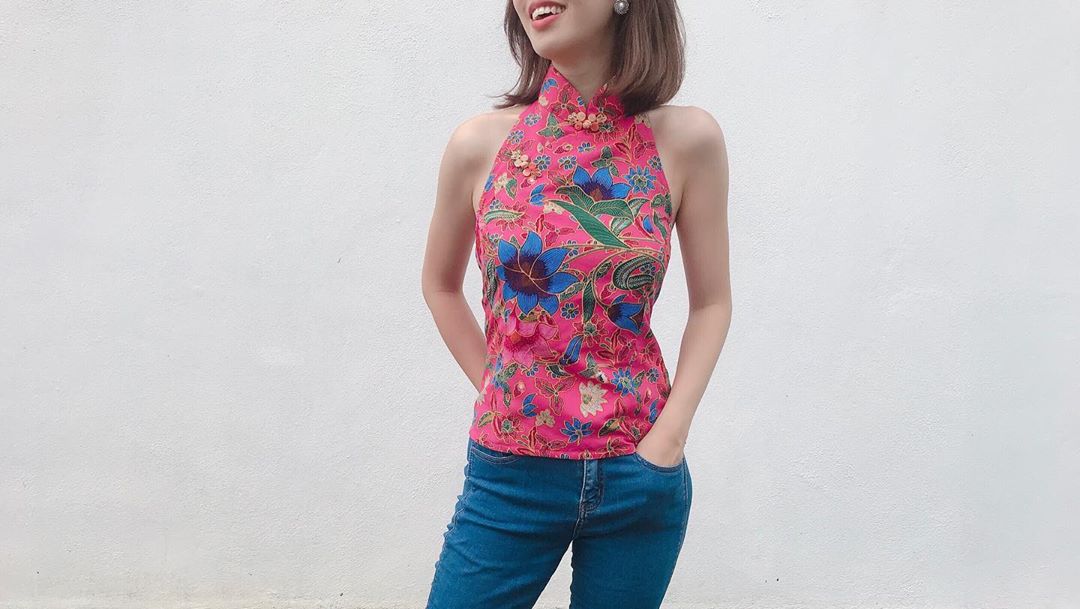 A CNY inspired top. – Facebook pic