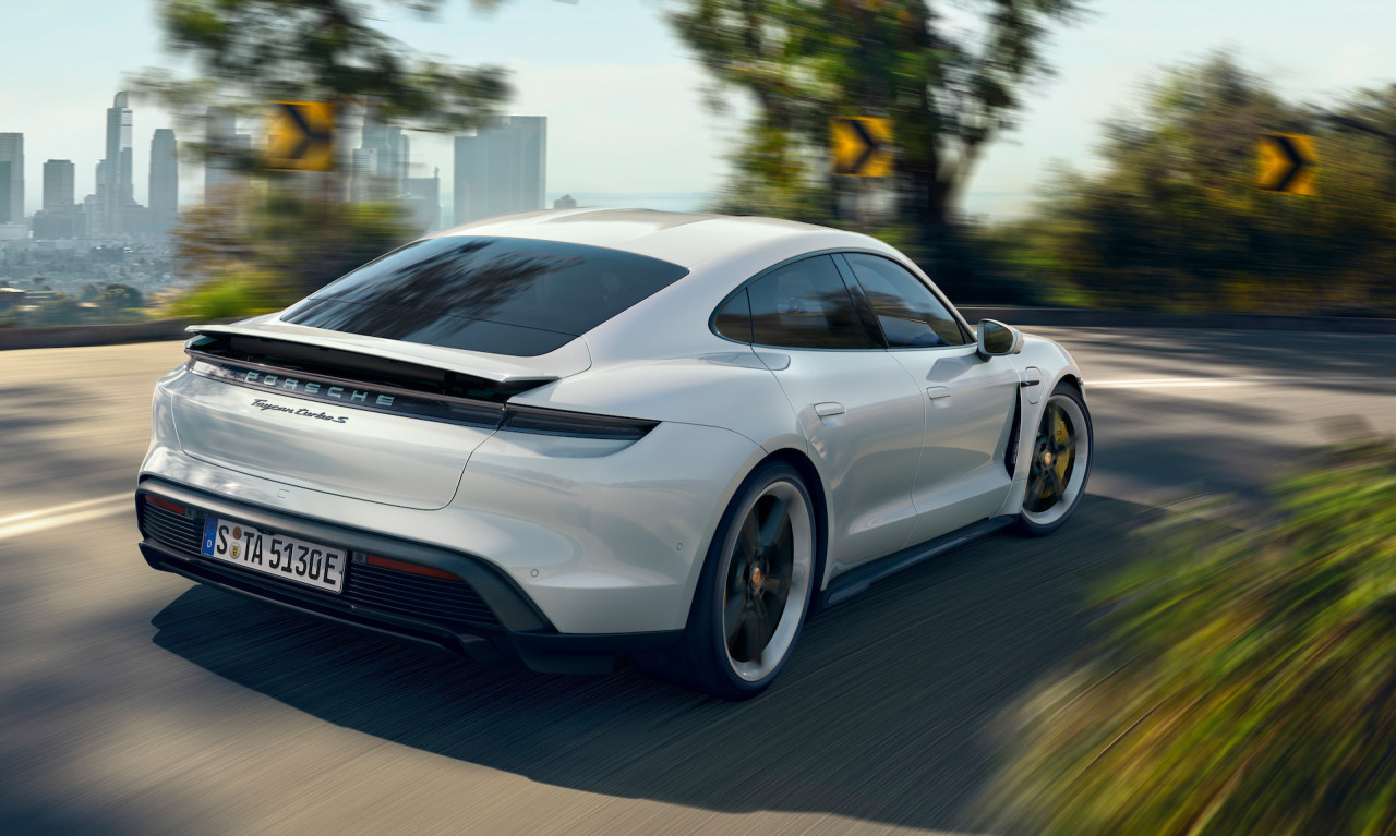 The Porsche Taycan. – Pic courtesy of Porsche AG