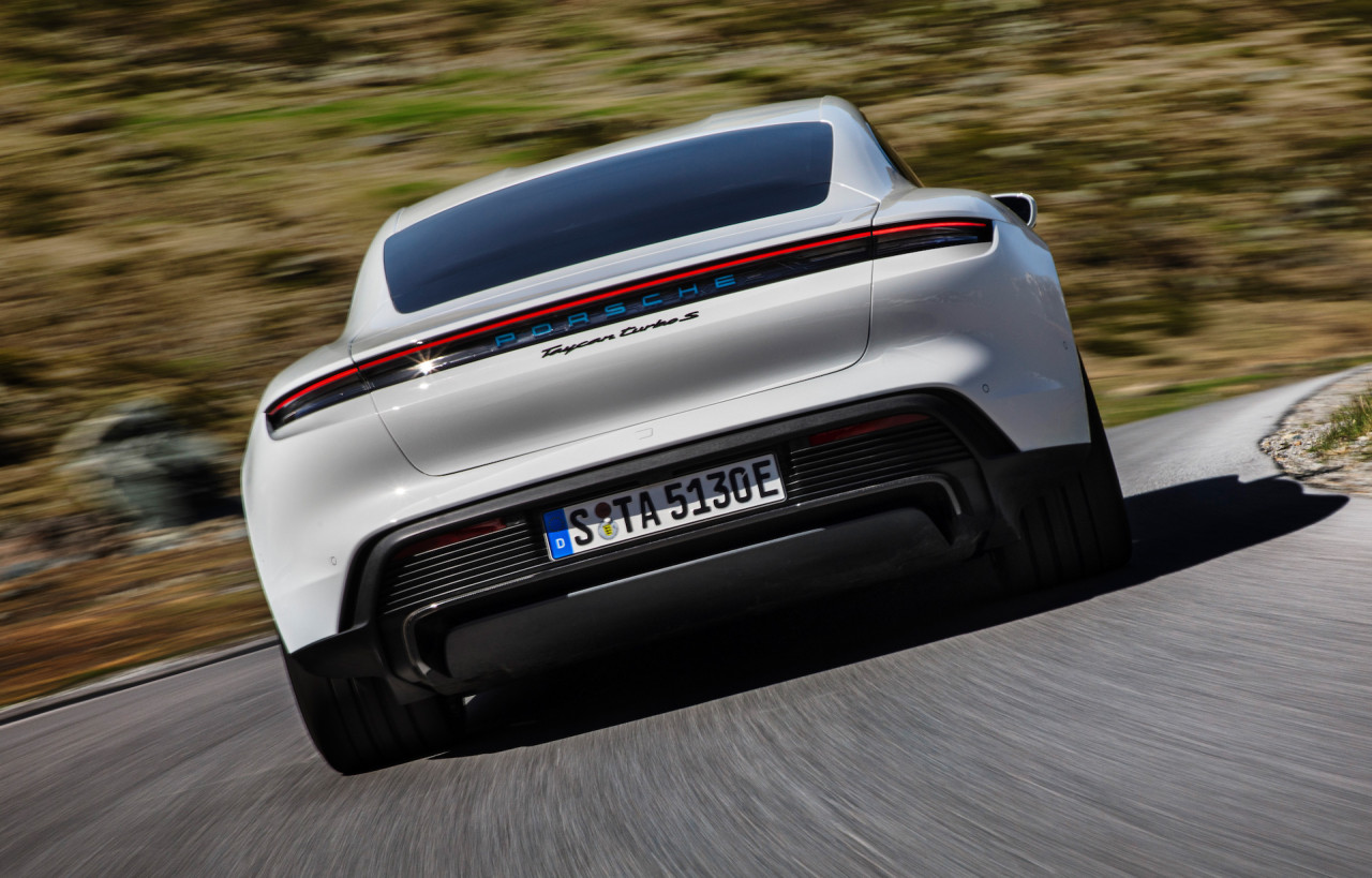 The Porsche Taycan. – Pic courtesy of Porsche AG