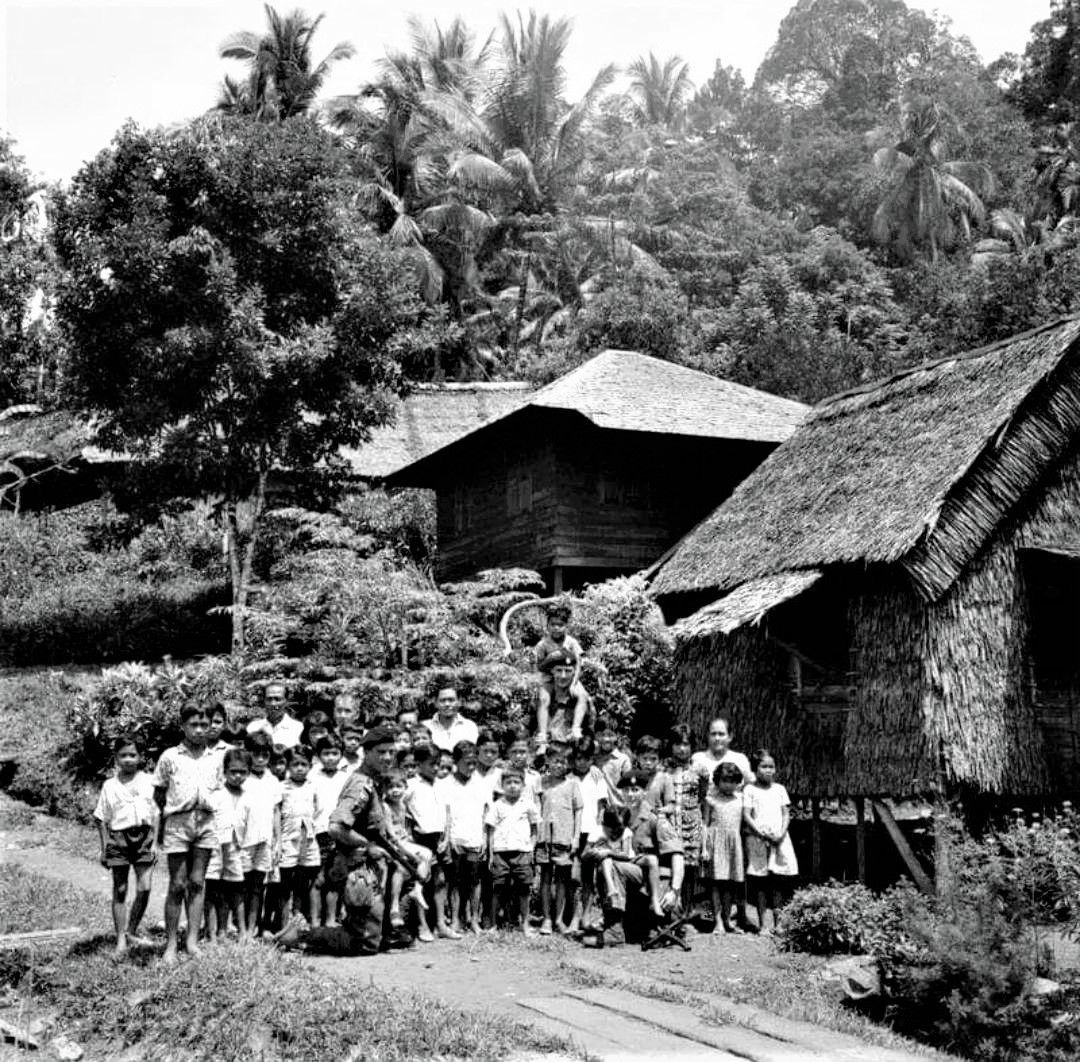 The Bidayuh Community of Kampong Quop in the '60s. – Archive pic courtesy of St James Church