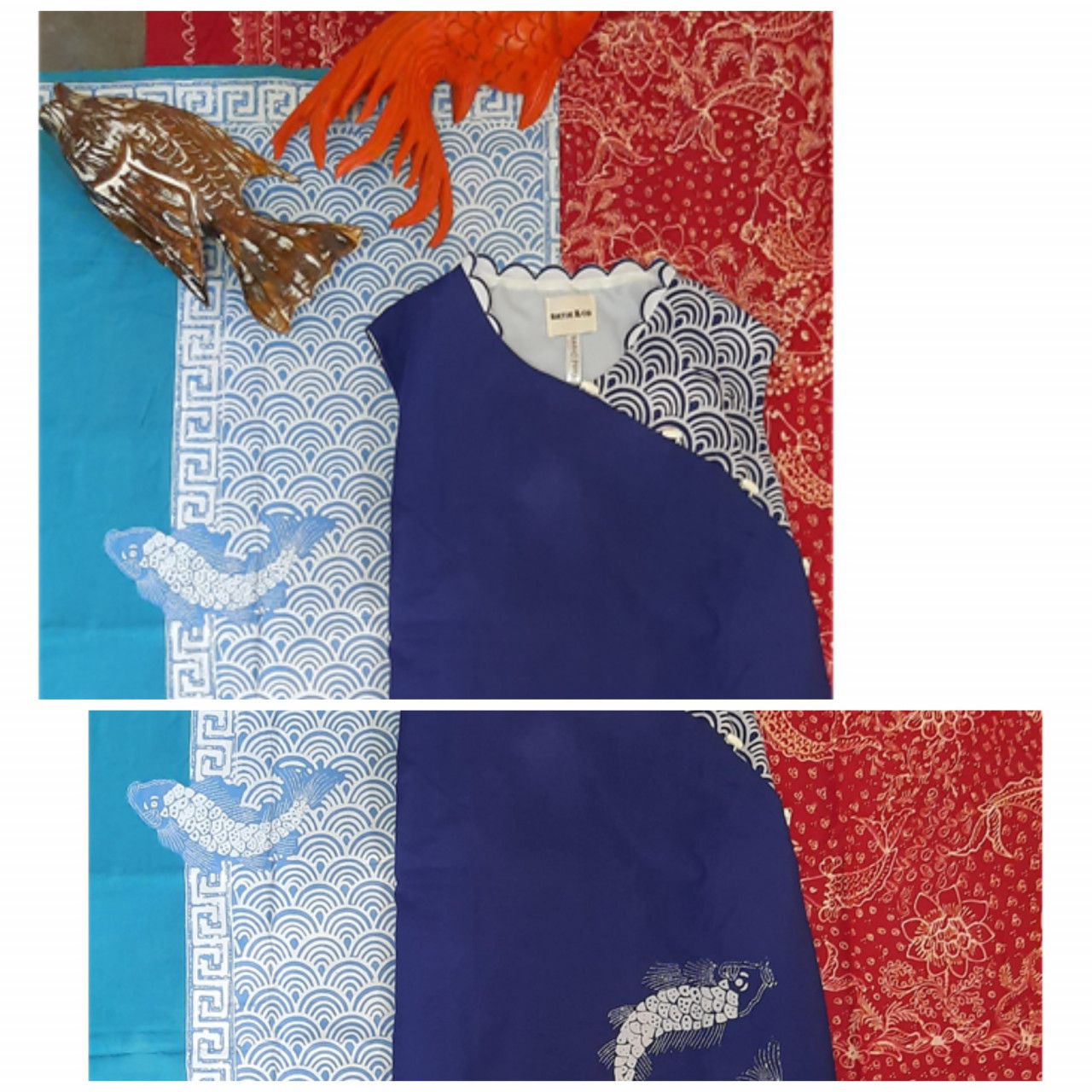 Soon's handprinted batik with Chinese motifs. – Pic courtesy of Tino Soon