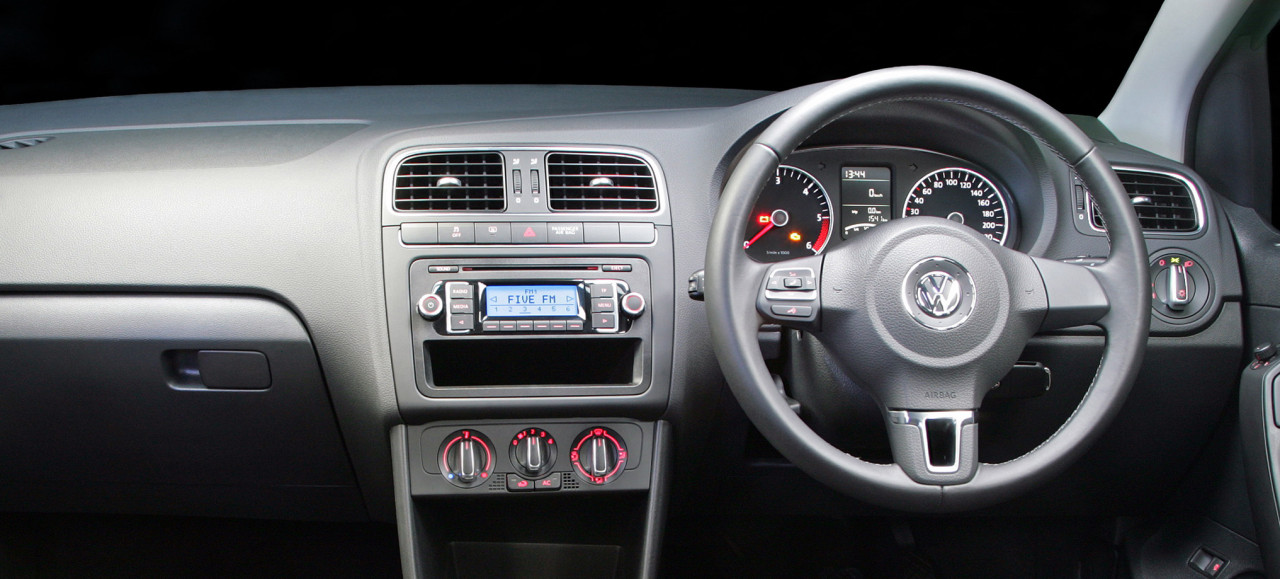 The driver's console of the Volkswagen Polo Sedan 2013. – Pic courtesy of VW