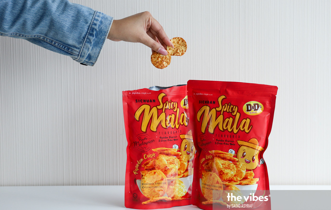 The papadum snack fuses traditional Indian snack with Chinese flavours. – THE VIBES/Sadiq Asyraf pic