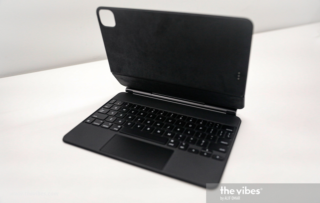 The Magic Keyboard also functions as a case and a very good one at that. – ALIF OMAR/The Vibes pic