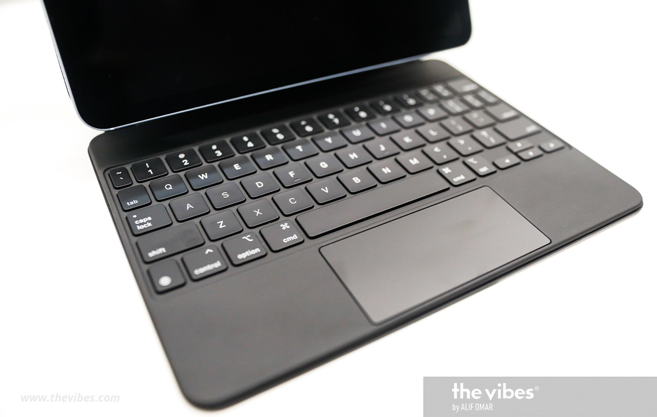 The Magic Keyboard features a best-in-class keyboard and trackpad, the same as is available on current MacBooks. – ALIF OMAR/The Vibes pic