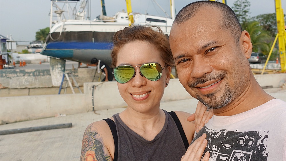  Sam and Rene's new project is to learn how to sail and maintain a boat. – Sam Khoo pic