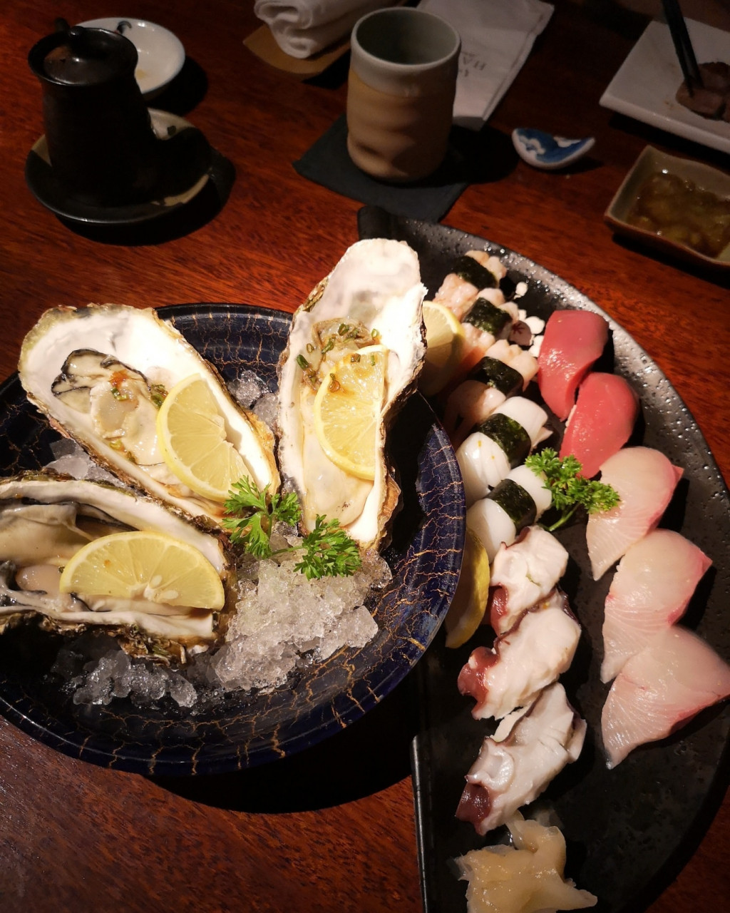 A sampling of the food avaiable at Hanare. – Pic courtesy of Intermark