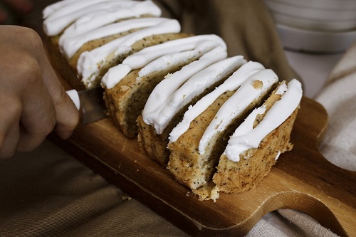 A zesty lemon loaf with poppyseeds. – Dignity for Children Foundation pic