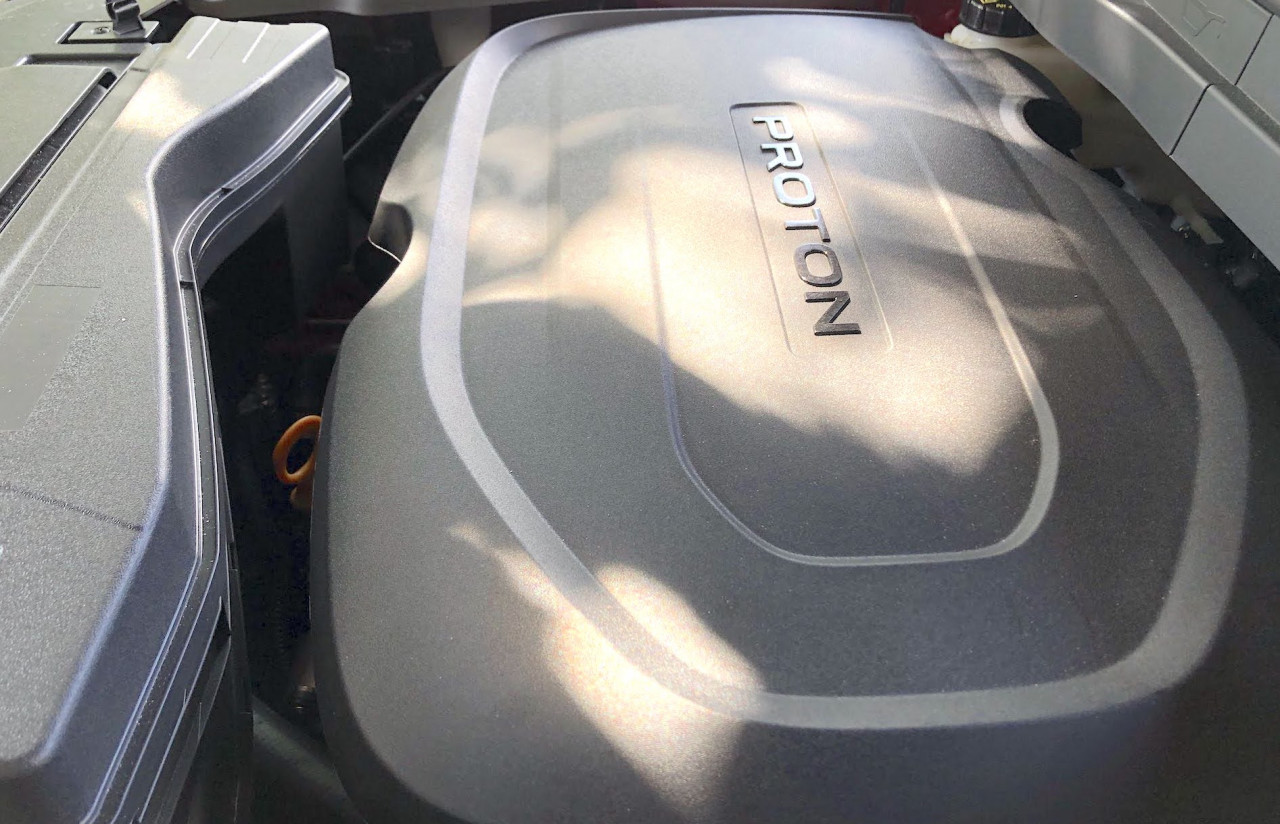 The engine housing of the Proton X50. – Pic courtesy of Daniel Fernandez