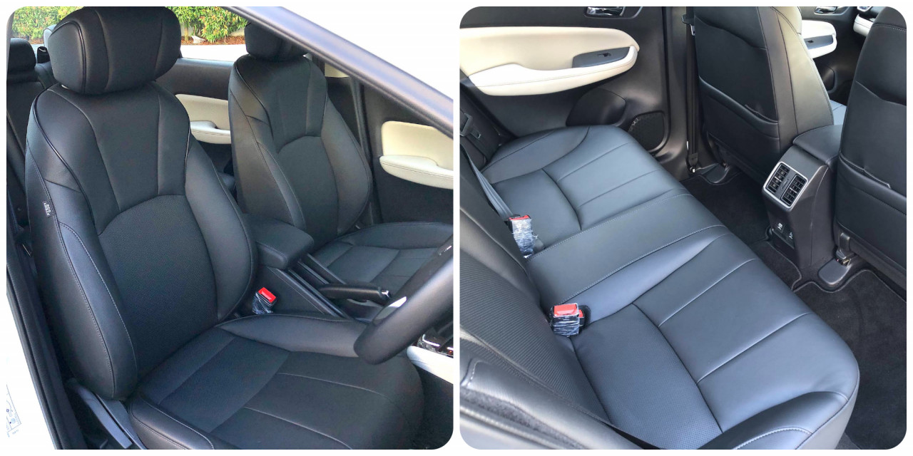 The interior of the 2020 Honda City 1.5 VTEC. - Pic by Daniel Fernandez