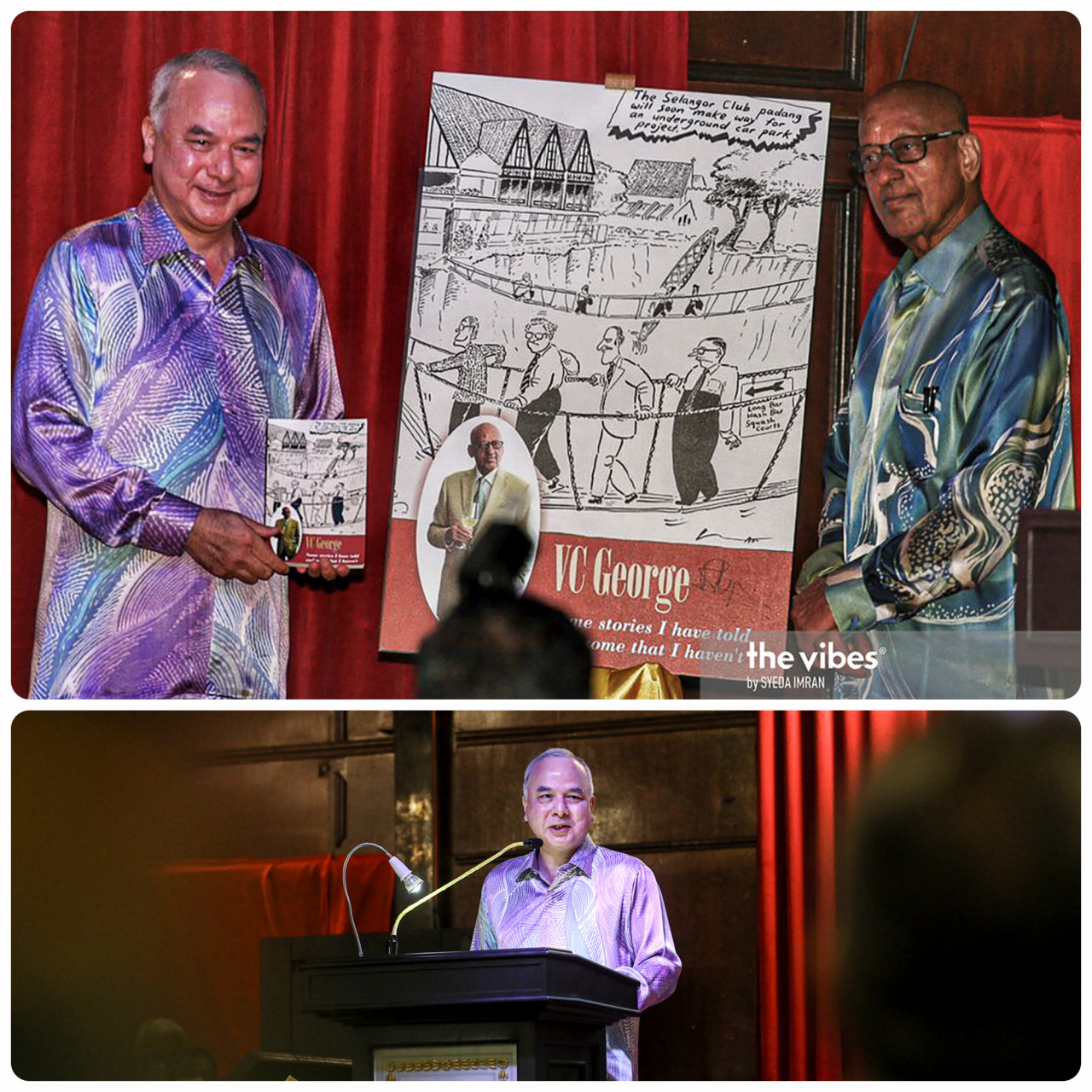 Sultan of Perak, Sultan Nazrin Muizuddin Shah was present to officiate the book launch at the Royal Selangor Club, Dataran Merdeka, on March 17. – The Vibes/Syeda Imran pic