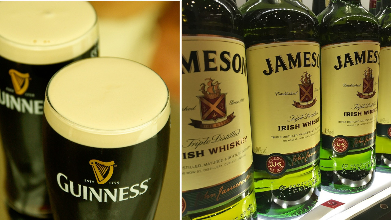 A pint of Guiness and a Jameson, favourite drinks among the Irish and the Irish at heart, served during St Patrick's Day. — Pixabay pic