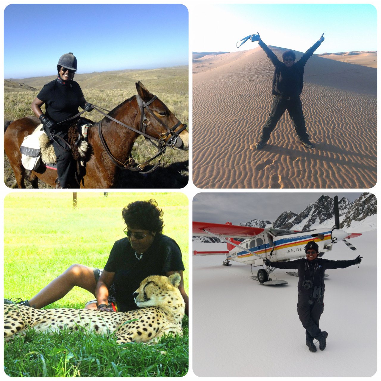 Her traumatic account did not stop Priscilla from travelling. In fact, she got even hungrier for it and has travelled to all 7 continents. These photos are from just some of her world adventures.. — Pics courtesy of Priscilla Patrick