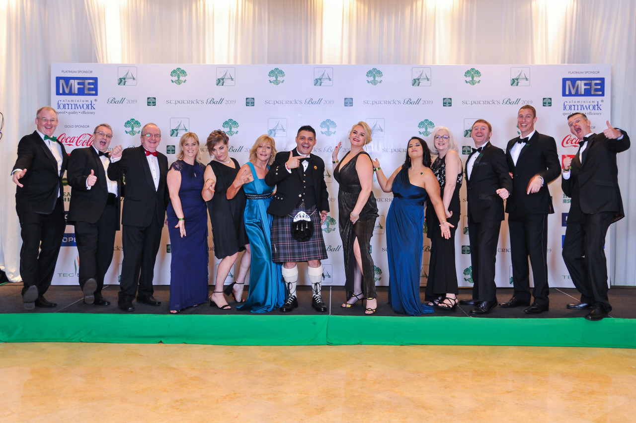 Pre-pandemic, St Patrick's Ball is one of the biggest events in Asia to celebrate St Patrick's Day. Pictured is Bill Timmons (2nd from L) and the patrons in the last event back in 2019 before any gatherings had to be halted. — Pic courtesy of St Patrick’s Society of Selangor Facebook/Bill Timmins