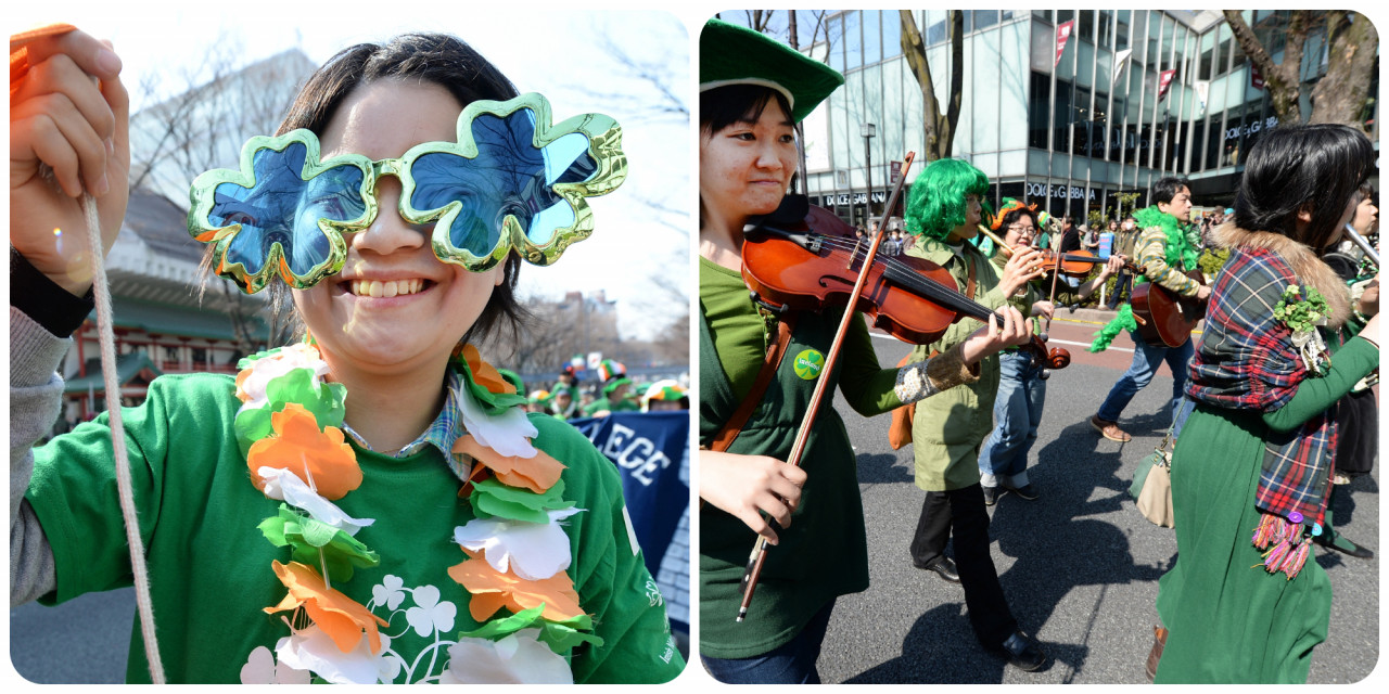 Some 1,000 people took part in the annual St Patrick’s Day parade back in 2014 in Tokyo, Japan. The celebration started out as traditionally being a religious occasion, but has now been a way to drive tourism and showcase the Irish culture to the globe. — AFP pic