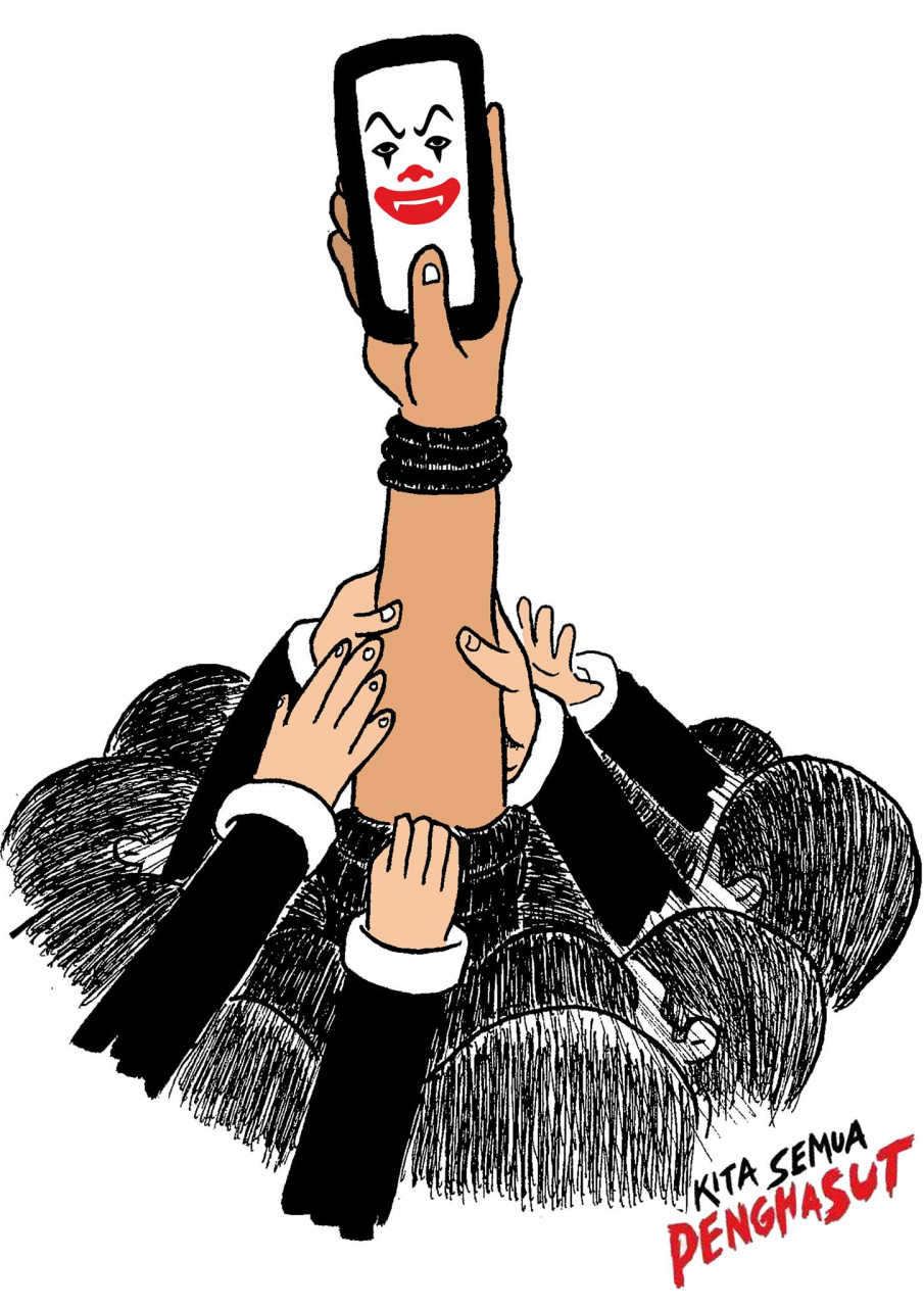 A cartoon released by Cheema. — Pic courtesy of Sukhbir Cheema