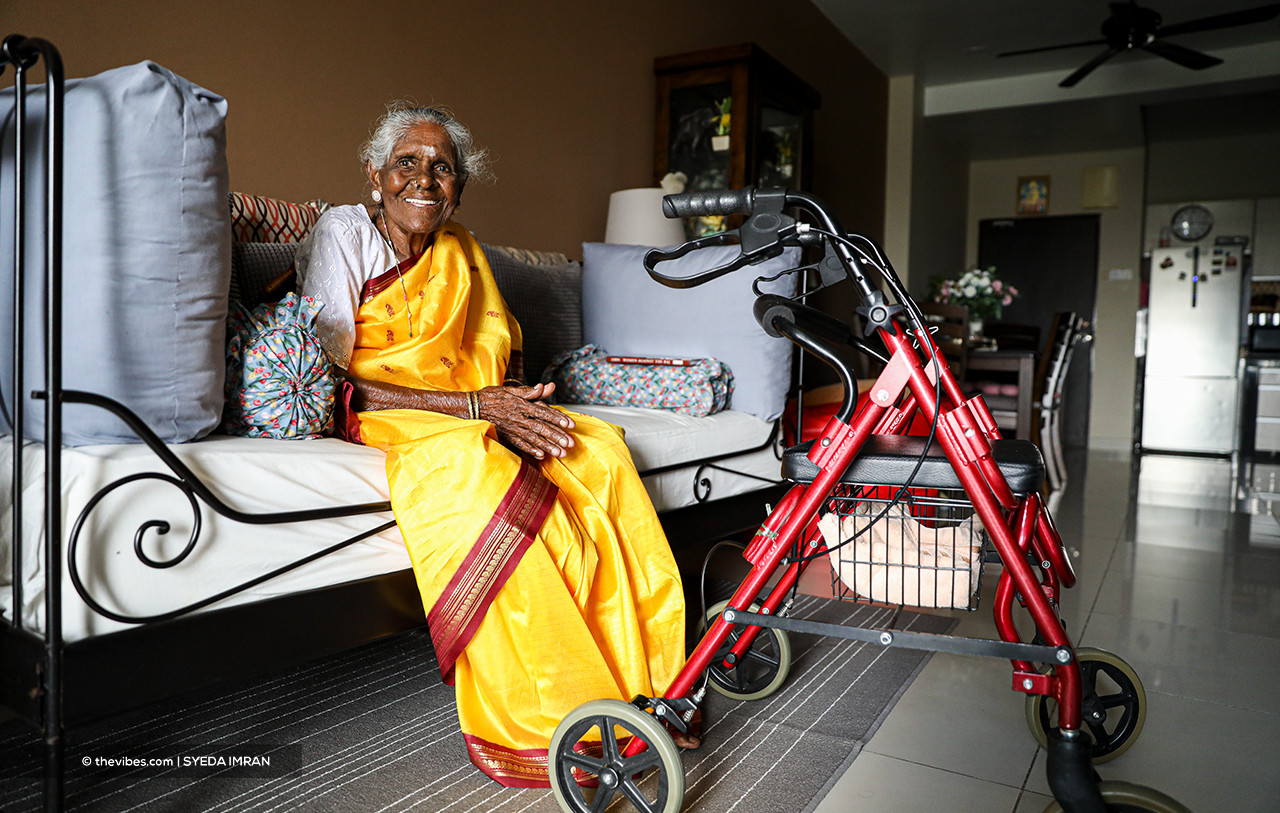 Anjalai now lives with one of her daughters in a humble apartment in Sentul. – SYEDA IMRAN/The Vibes