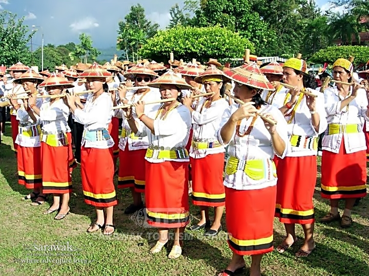 The popular home-grown Ngulip Suling Bamboo Flute Band. - Pic courtesy of Sarawak More To Discover  