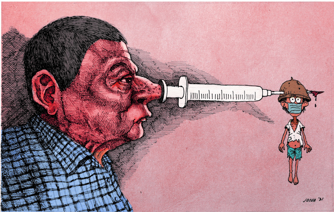 Cartoon submitted by Josua Cabrera – Pic courtesy of Asean Human Rights Cartoon Exhibition
