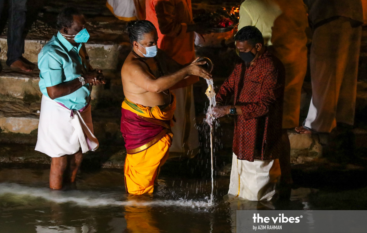 Only selected devotees are permitted to participate in the Thaipusam ritual. – AZIM RAHMAN/The Vibes, January 28, 2021