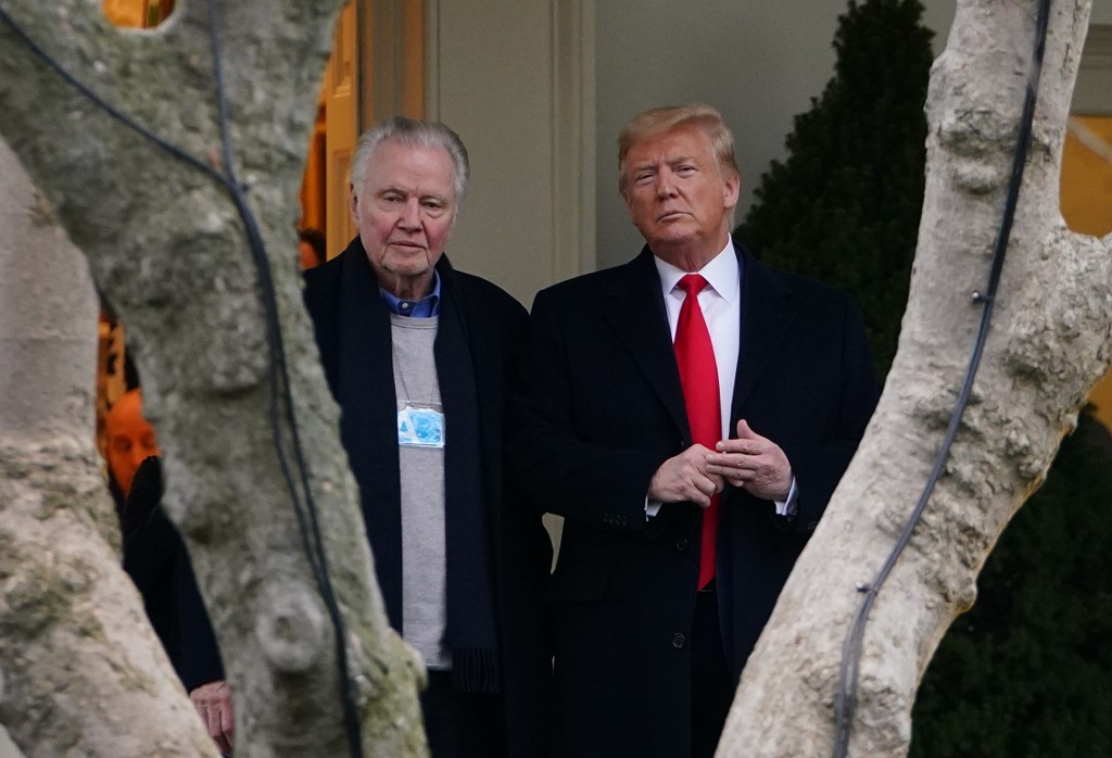 Jon Voight thinks Trump 'is real'. – AFP pic, November 2, 2020