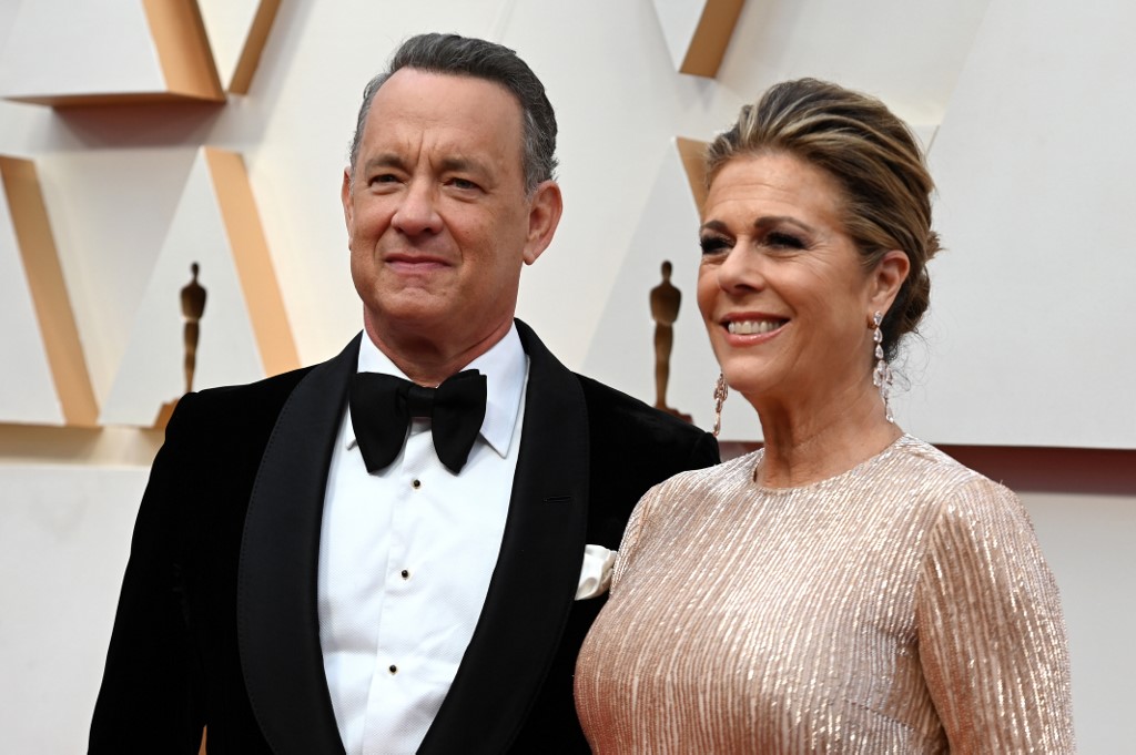 Tom Hanks and Rita Wilson have made clear their vote. – AFP pic, November 2, 2020
