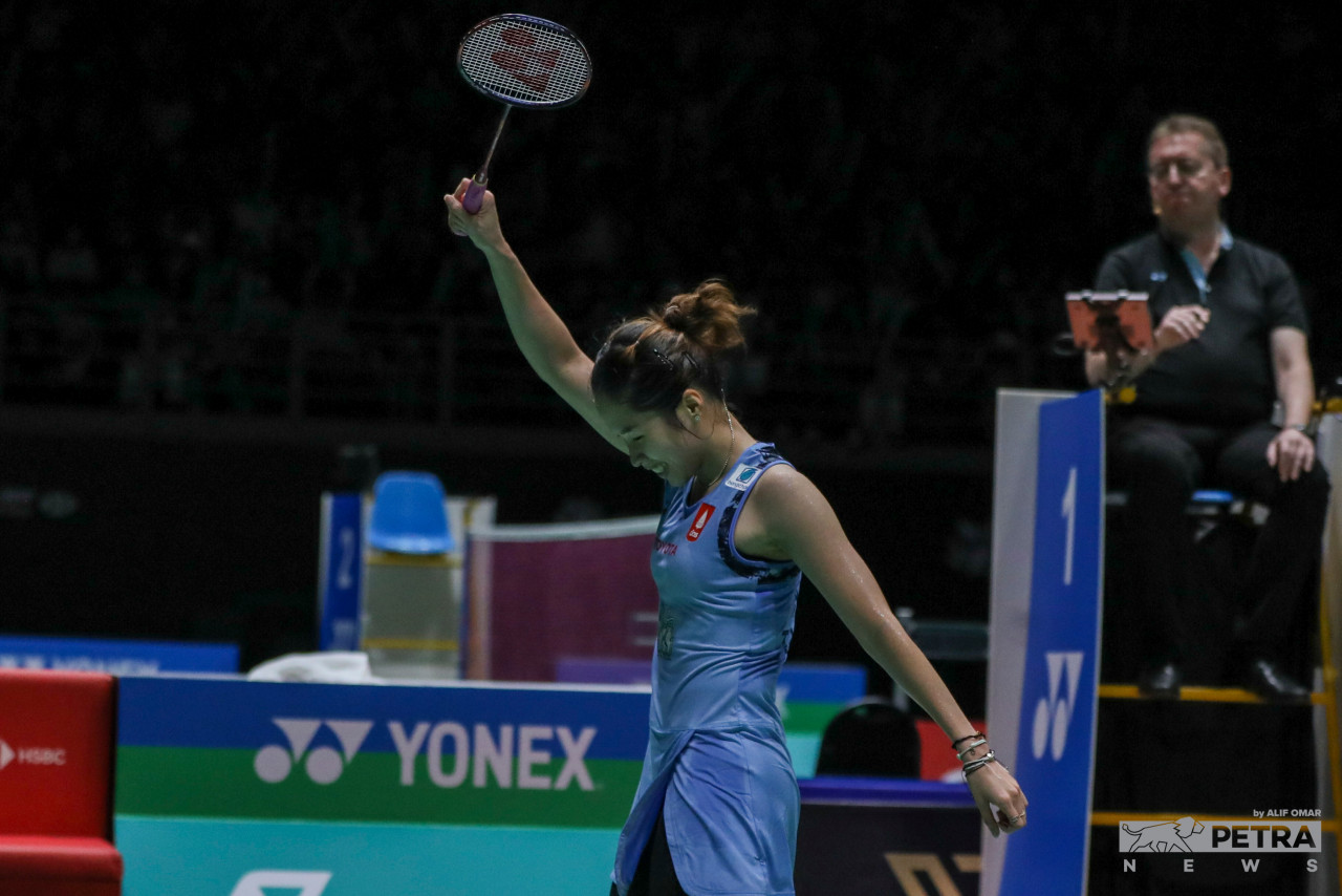 Eighth seed Ratchanok Intanon from Thailand will meet Yu Fei in the finals tomorrow. – ALIF OMAR/The Vibes pic, July 2, 2022