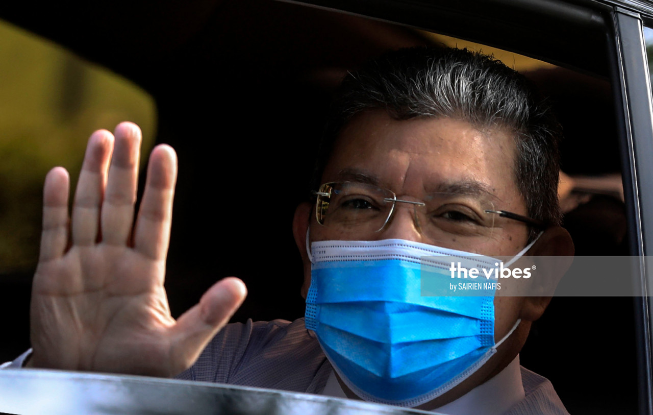 Communications and Multimedia Minister Datuk Saifuddin Abdullah arrives at Parliament. – The Vibes pic, November 2, 2020