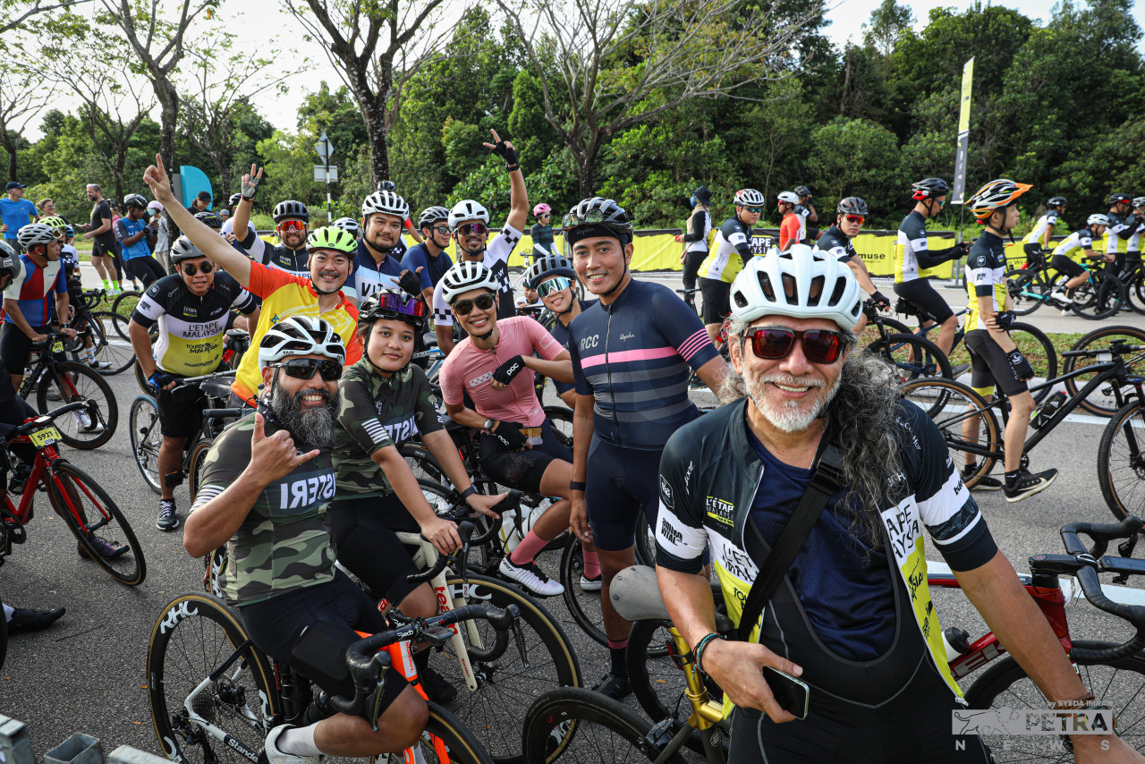 Two teams representing The Vibes, the official media partner for L’Étape Malaysia by Tour de France, and sponsored by the Vinod Sekhar Foundation, participate in the race. – SYEDA IMRAN/The Vibes pic, June 4, 2022