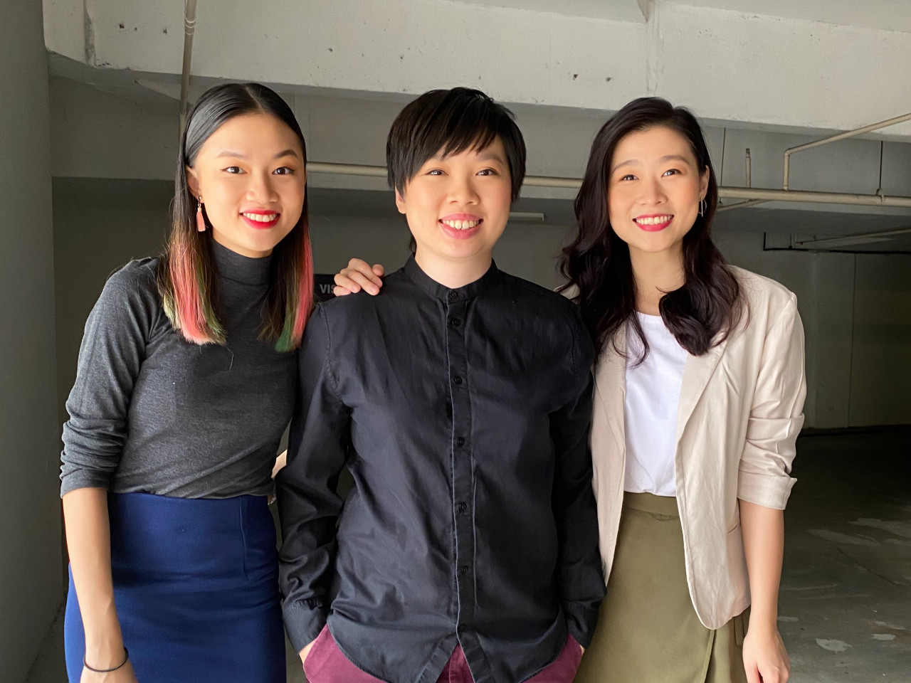 PichaEats CEO and co-founder Kim Lim (centre) pictured with fellow co-founders Lee Swee Lin and Suzanne Ling. – Pic courtesy of PichaEats, December 5, 2020
