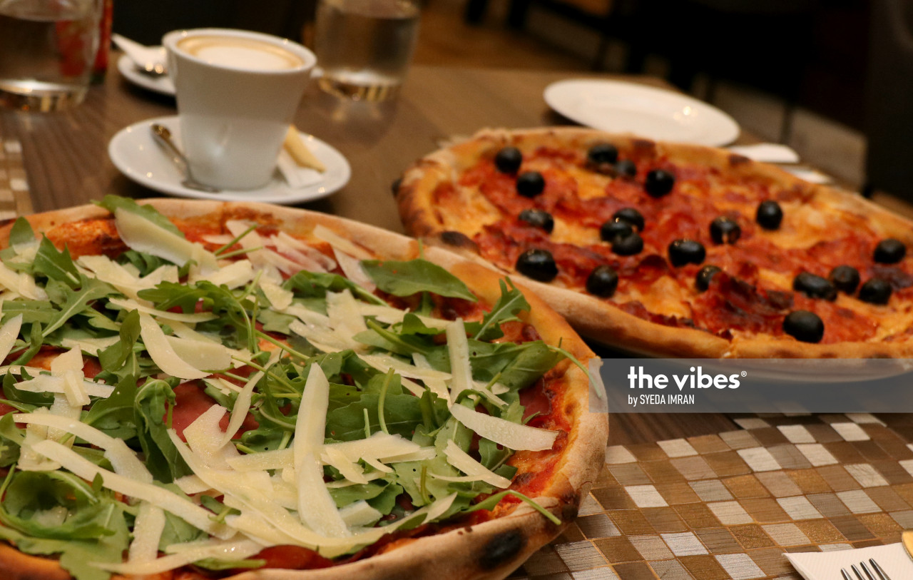 Luce Osteria Contemporanea's bestselling Roberto and Calabria Pizza. – The Vibes pic, October 10, 2020