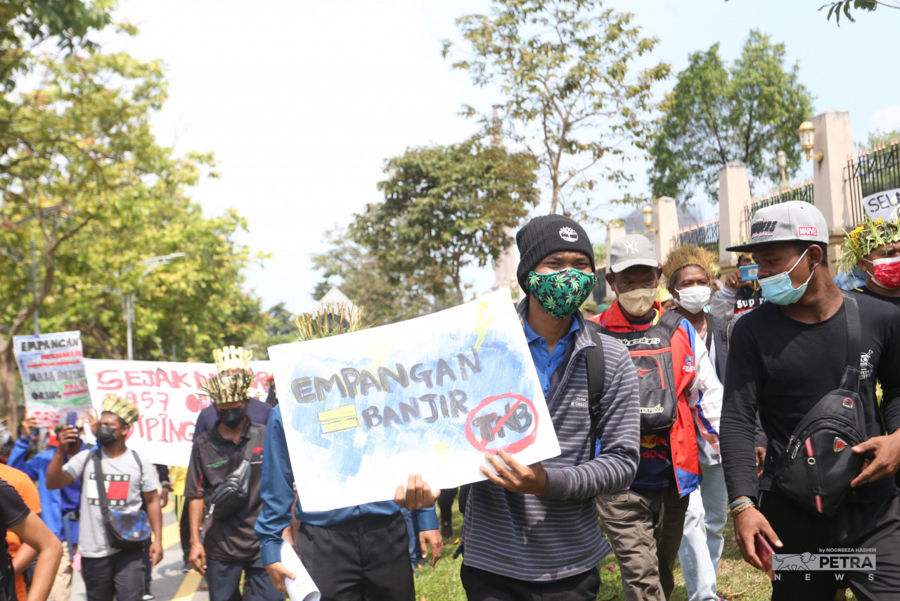 Indigenous rights group Jaringan Kampung Orang Asli Kelantan say that the hydroelectric dam threatens the livelihood, rights and identity of some 5,000 Orang Asli residing in the sprawling area in southern Kelantan. – NOOREEZA HASHIM/The Vibes pic, June 7, 2022