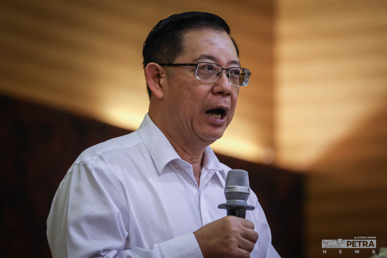 DAP chairman Lim Guan Eng has apologised to the Sarawak premier and the GPS state government for remarks that might be deemed offensive. – SYEDA IMRAN/The Vibes pic, November 24, 2022